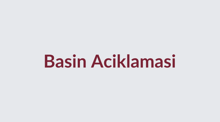 Oda Başkanlığımızdan Basın Açıklaması